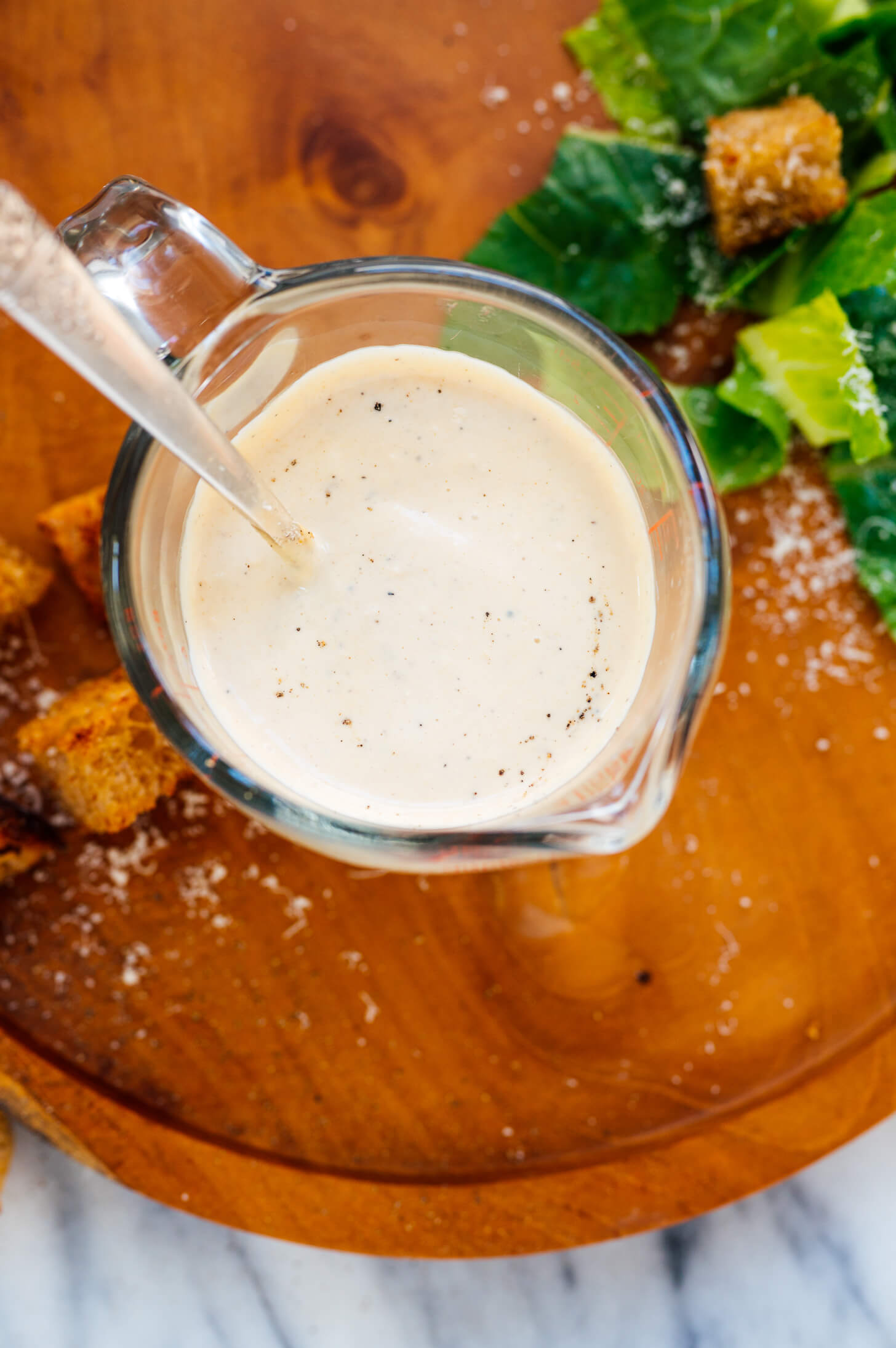 Easy Homemade Caesar Dressing: No Egg, All Creaminess